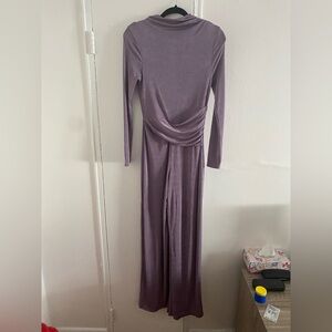 JLUXLABEL Lavender Long Sleeve Jumpsuit